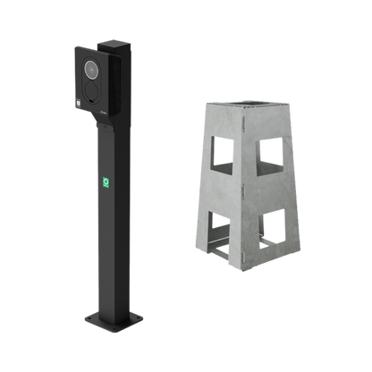 Zaptec Go Montagepaal – Met Fundering & Montageplaat