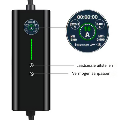BlackCharge® Core 11kW Mobiele Krachtstroomlader Type 2 (3-fase)