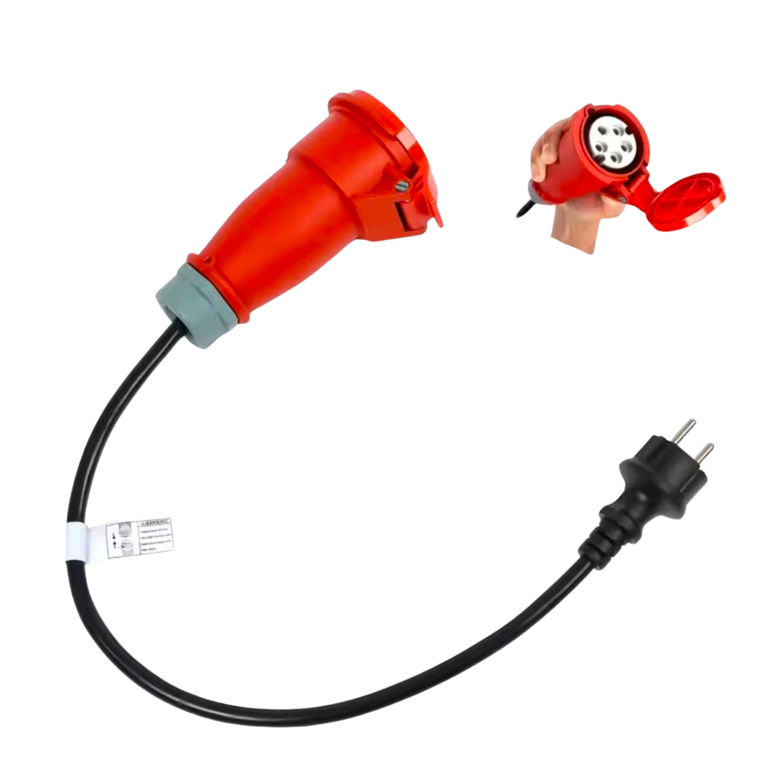 BlackCharge® Core 11kW Mobiele Krachtstroomlader Type 2 (3-fase)