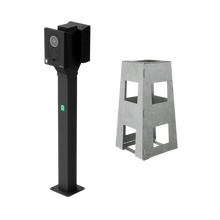 Zaptec Go Montagepaal – Met Fundering & Montageplaat