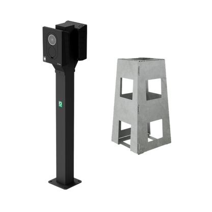 Zaptec Go Montagepaal – Met Fundering & Montageplaat