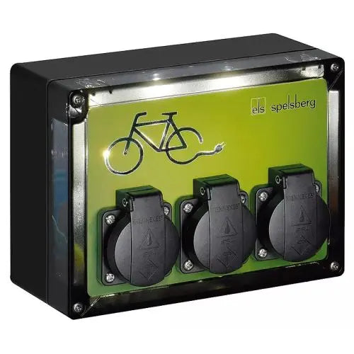 Spelsberg Oplaadpunt voor Elektrische Fietsen met LED - BlackCharge 
